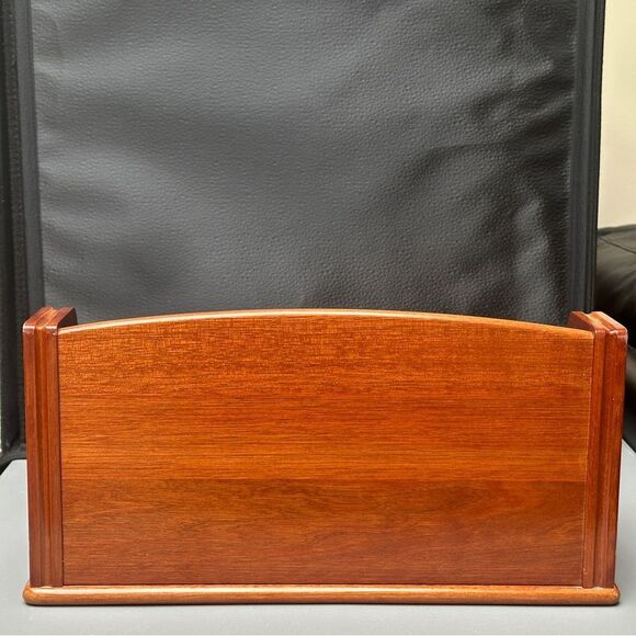 Solid Wood Desktop Organizer Mail Sorter - Picture 4 of 15